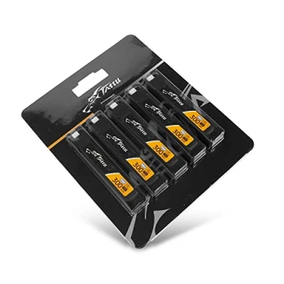 Afbeelding van Tattu 1S Lipo accu 300 mAh 3,8 V 75C batterij met BT 2.0 aansluiting voor Beta Meteor65/Meteor75 (5 stuks)