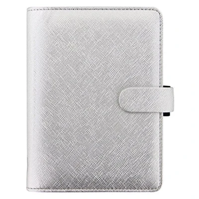 Afbeelding van Filofax Saffiano 2020 Organizer voor persoonlijke maten, zachte afdekking, zilver