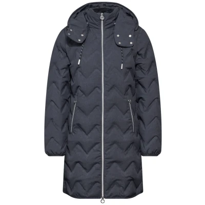 Afbeelding van STREET ONE Dames A201973 gewatteerde jas, Gravity Blue, 36, 36