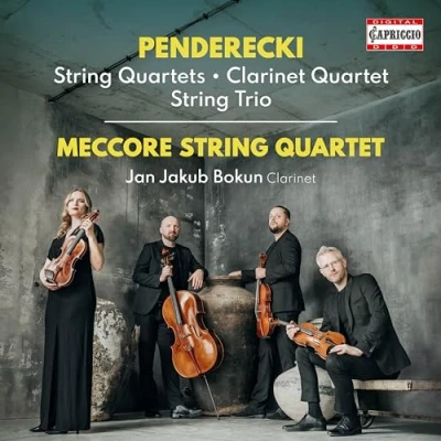 Afbeelding van Jan Jakub Bokun, Meccore String Quartet Pendrecki: Complete Quartets, Clarinet Quartet, Trio (CD)