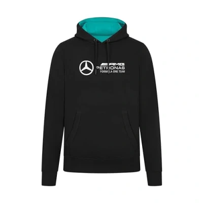 Afbeelding van Mercedes 3D Logo Hoody Zwart XL AMG George Russel Kimi Antonelli Formule 1
