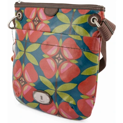 Afbeelding van Fossil dames schoudertas: leren crossbody met sleutelvak