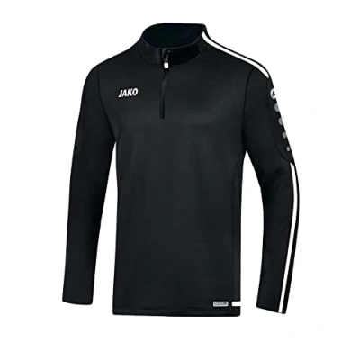 Afbeelding van JAKO Striker 2.0 Ziptop Sweater, Heren, Maat: 3XL, Schwarzweiss