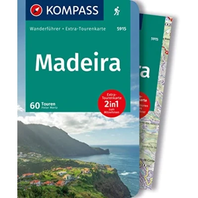 Afbeelding van KOMPASS Wanderführer Madeira, 60 Touren mit Extra Tourenkarte: GPS Daten zum Download: 5915