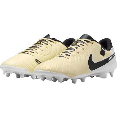 Afbeelding van Nike Performance Tiempo Legend 10 Academy MG Voetbalschoenen met kunststof noppen, Heren, Maat: 42, Lemonade/black/metallic gold coin