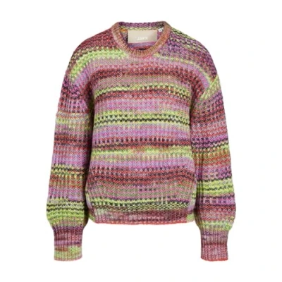 Afbeelding van JJXX Jxsimone Space DYE CREW NECK Trui, Dames, Maat: XS, Fiery red