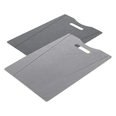 Afbeelding van KUHN RIKON 24272 Snijplanken Set 2 delig, Donkergrijs, Plastic