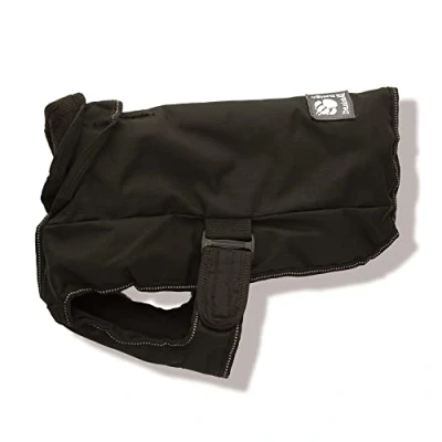 Afbeelding van Danish Design Zwart Harnas 2 in 1 Ultieme Hondenjas 25cm (10&quot;)