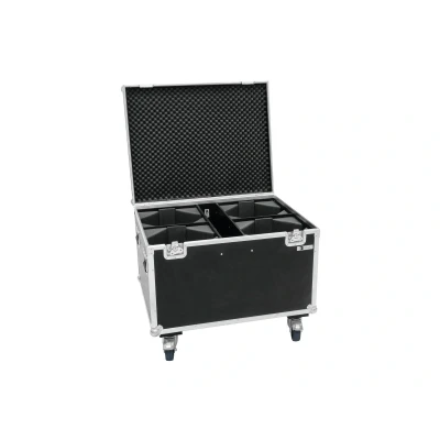 Afbeelding van Roadinger Flightcase 4x LED THA 100F/THA 120PC met wielen