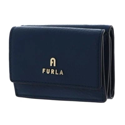 Afbeelding van FURLA Vitello St. Eracle Compact Wallet S Blu Jay