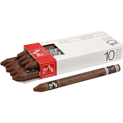 Afbeelding van Neocolor II, dikte 8 mm, l: 10 cm, stuks, brown (059)