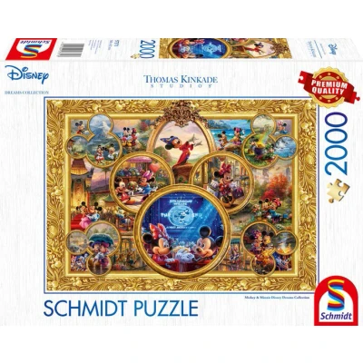 Afbeelding van Schmidt Spiele Thomas Kinkade Studios: Disney Dreams Collections Mickey &amp; Minnie Legpuzzel 2000 stuk(s) Stripfiguren