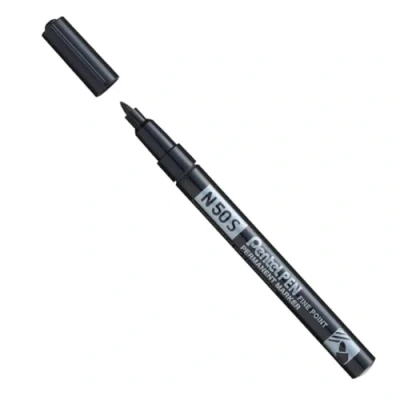Afbeelding van Pentel Merkpen N50S Zwart