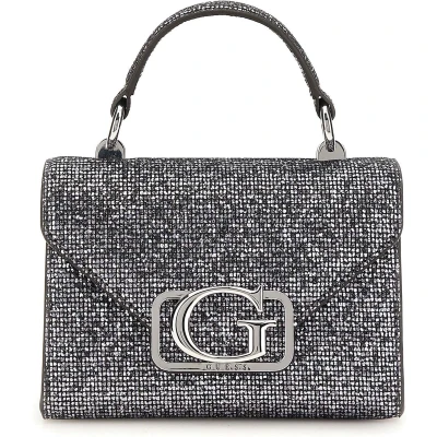 Afbeelding van Guess Zalina MINI TOP Handle FLAP Handtas, Dames, Maat: One Size, Pewter