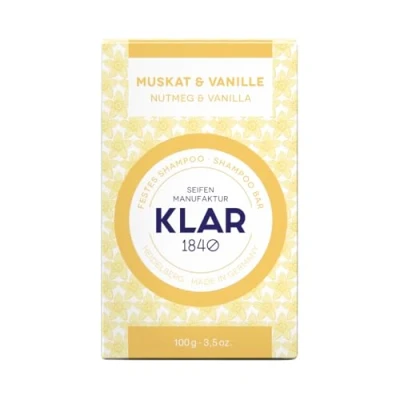 Afbeelding van Heldere zeep vaste shampoo spier &amp; vanille, 100 g