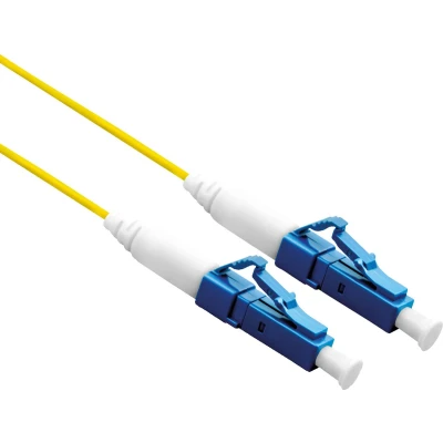 Afbeelding van ROLINE glasvezelkabel 9/125 µm OS2, LC/LC, LSOH, simplex, geel, 1 m