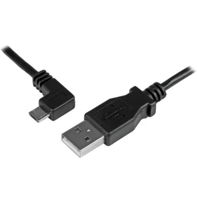 Afbeelding van StarTech.com 1 m Micro USB male haaks to A