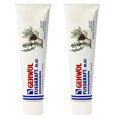 Afbeelding van GEHWOL Fusskraft Blauw, droge brosse huid, voetcrème, 2 x 125 ml
