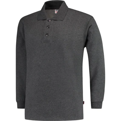 Afbeelding van Tricorp Polosweater Casual Antraciet Maat XL