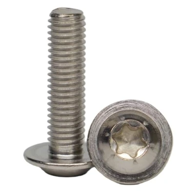 Afbeelding van AGBERG M6 x 30 lenskopschroeven met flens en binnenzeskant (TX) platte kopschroeven [100 stuks] van roestvrij staal A2 V2A, ISO 7380 2