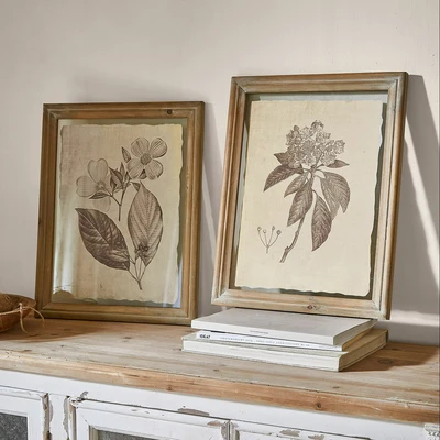 Afbeelding van LOBERON Afbeelding set van 2 Guyra beige/bruin