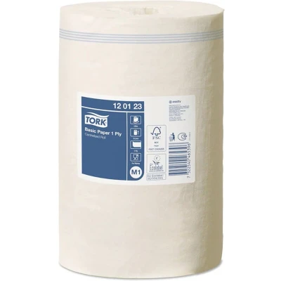 Afbeelding van Tork Basic Mini Centerfeed Poetspapier 1 laags M1