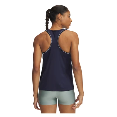 Afbeelding van Under Armour Tech Knockout Tank Midnight Navy / Wit LG