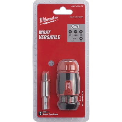 Afbeelding van Milwaukee Accessoires Schroevendraaier multi Bit 8 in 1 compact 4932492807