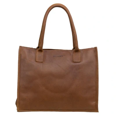 Afbeelding van DSTRCT Preston Park A4 Working Bag Laptop cognac Laptoptas