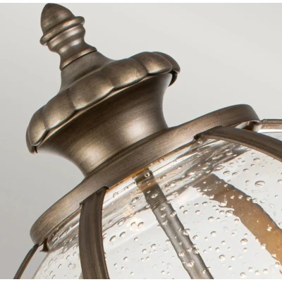 Afbeelding van Kichler Mini LED Tuin Pilaar Halleron 3X E14 Max 40W IP44 (Outdoor) Burnished Bronze
