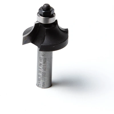 Afbeelding van Trasco HM kwartrondfrees inclusief lager A20 radius 9.5mm x schacht 8mm
