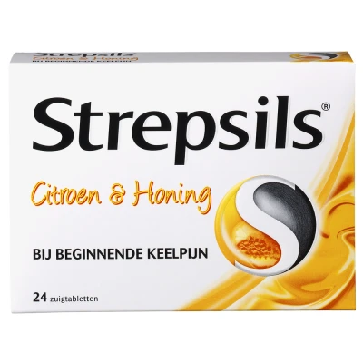 Afbeelding van Strepsils Zuigtablet met Citroen en Honing
