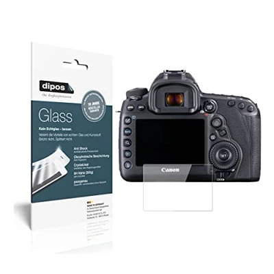 Afbeelding van dipos I 2x Pantserfolie helder geschikt voor Canon EOS 5D Mark IV Beschermfolie 9H screen protector