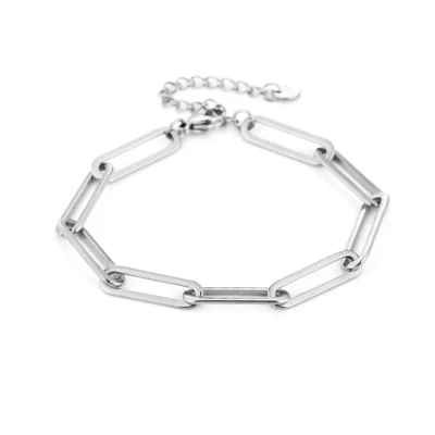 Afbeelding van Bijoutheek Armband (sieraad) Schakel Zilver