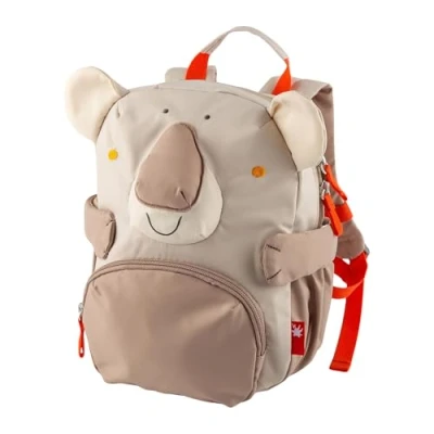 Afbeelding van sigikid Koala Kinderrugzak, kleuterschoolrugzak, robuust, licht, kindvriendelijk, voor kinderdagverblijf, wieg, uitstapjes, vrije tijd, kinderen van 2 5 jaar, 5,2 l, grijs/koala, Small, Casual