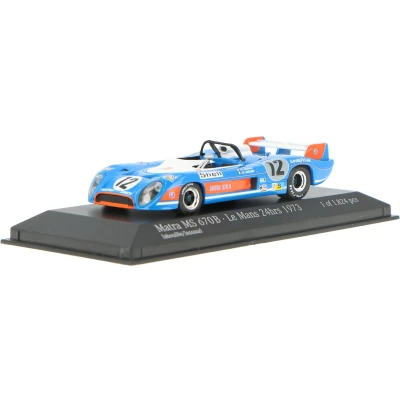 Afbeelding van Matra MS 670B Minichamps Modelauto 1:43 1973 Jean Pierre Jabouille / Jaussaud Equipe