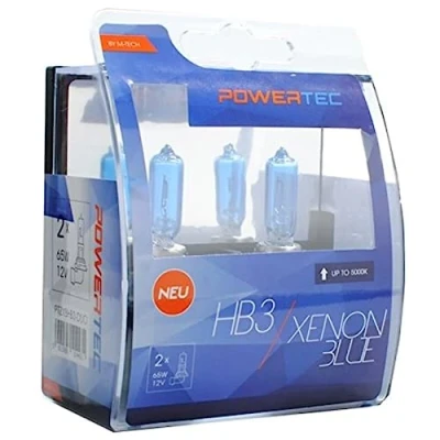 Afbeelding van M Tech PTZXBHB3 DUO HB3 xenon look halogeenlamp 60 W 12 V, blauw, aantal 2