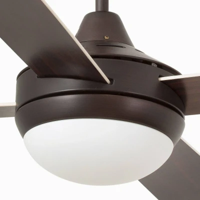 Afbeelding van FARO BARCELONA Plafondventilator Icaria L met lichtbruin/mahonie