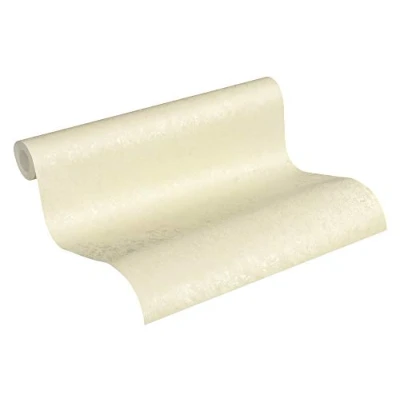 Afbeelding van KLASSIEK UNI BEHANG Basic beige creme A.S. Création Romantico