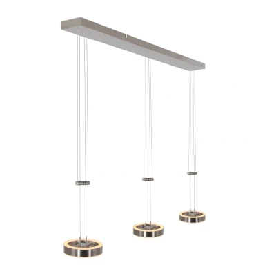 Afbeelding van Steinhauer hanglamp Piola staal luminium 3501ST