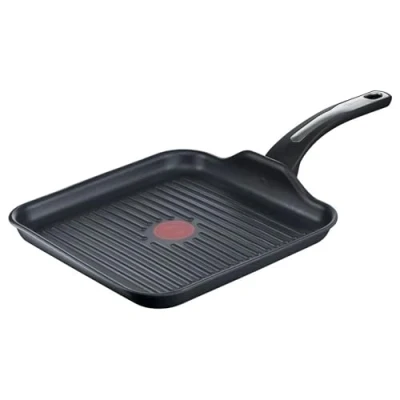 Afbeelding van Tefal Selection Grillpan 26 x cm, titanium antiaanbaklaag, thermo spot temperatuurindicator, geavanceerde inductie, voor alle warmtebronnen, incl. inductie