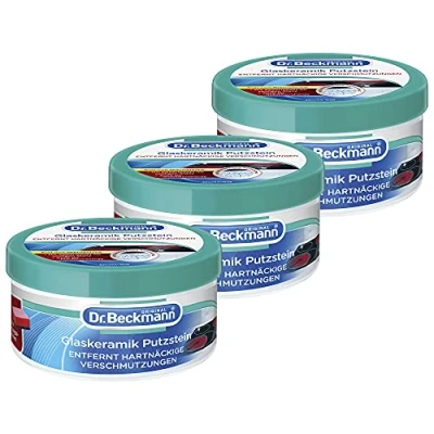 Afbeelding van Dr. Beckmann Glaskeramiek poetssteen, effectieve kookplaatreiniger, incl. speciale spons 3 x 250 g