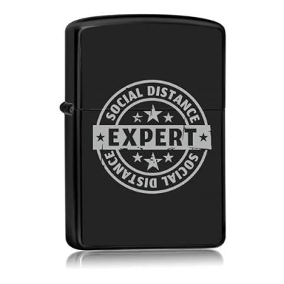 Afbeelding van Aansteker Zwart Social Distancing Expert