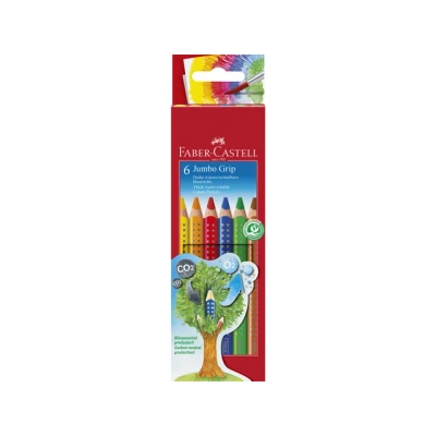 Afbeelding van Faber Castell kleurpotloden Jumbo Grip 6 stuks FC 110906
