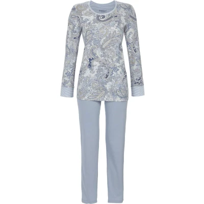 Afbeelding van Ringella pyjama paisley Blauw Maat 44