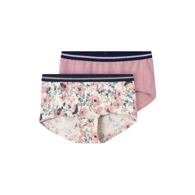Afbeelding van Name it Nkfhipster Nostalgia Flower 2 PACK Slip voor kinderen, Maat: 158/164, rose