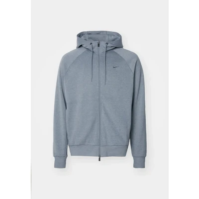 Afbeelding van Nike Performance Primary Hoodie Sweater met rits, Heren, Maat: Large, Cool grey heather