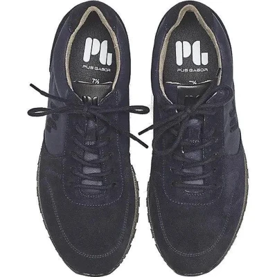 Afbeelding van Pius Gabor 0496.10.01 heren sneaker blauw maat 46 (EU) 11 (UK)