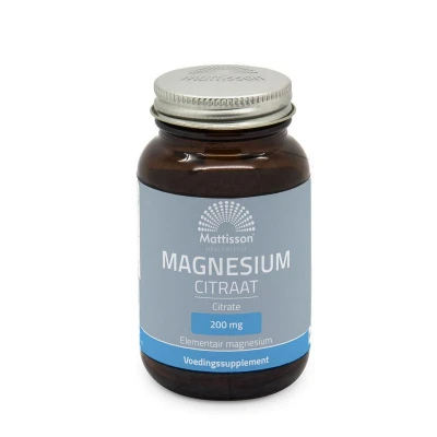 Afbeelding van Mattisson Magnesium Citraat 200mg, 60 tabletten