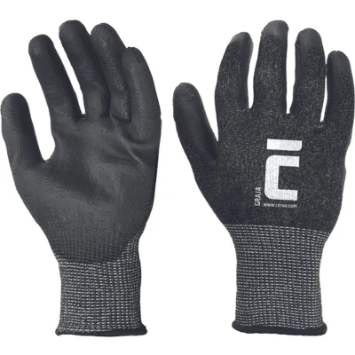 Afbeelding van Cerva GRAJA handshoen 01130124 12 stuks Zwart 10